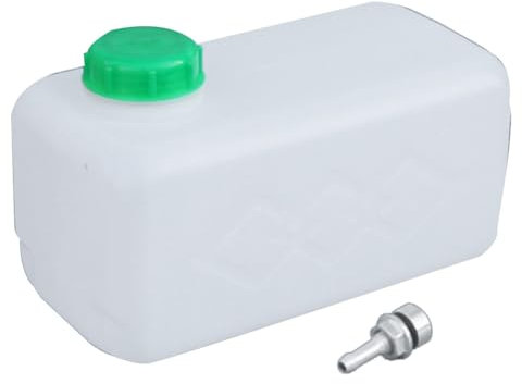 Puooifrty 5L Air Standheizung Kraftstofftank ÖLspeicher mit ÖLdüSe für PKW Wohnwagen HeizöLtank Weiß + GrüN