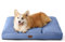 Bedsure Dog Bed Medium Washable -Waterproof Puppy Dog Bed Mattress for Small dogs with Oxford Fabric, Water Resistant Flat Pet Pillow Bed for Dog Crate, Stonewash Dog Mat Outdoor, 76x50x10cm