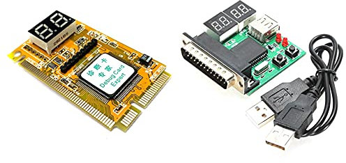 Fcuajdkq 3 in 1 Debug Card Expert Mini PCI PCI-E LPC & PC Diagnostic Card USB Post Card Motherboard Analyzer Tester