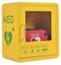 WOLWES AED-Schrank, AED-Defibrillator-Aufbewahrungsschrank, Mit Schnappverschluss, Metallstahlplatte Und Passend For Die Meisten AED-Modelle, Notfall-Kit-Box Und Erste-Hilfe-Kit For Zuhause, Schule Un