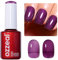 Ozzeal Jelly Nagellack - Tiefes Lila Gelee UV LED Jelly Gel Nagellack für Nail Art DIY Maniküre 15ML