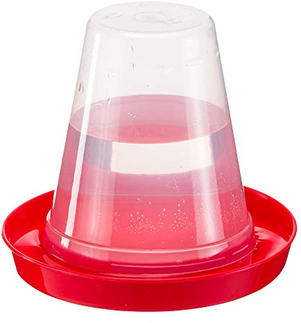 Ferplast Abbeveratoio per Galline Pulcini Abbeveratoio per Polli OLBIA 1, in Plastica Riciclata, Capacità 0,5 Litri