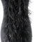 Federboa,Flauschige Strauß Federn Schal Länge ca. 2m,Federgirlande,Federschal Einfarbig Straußenfeder Schal,Feder Boa Kostüm-Accessoire für Charleston 20er Jahre Flapper Karneval,Schwarz