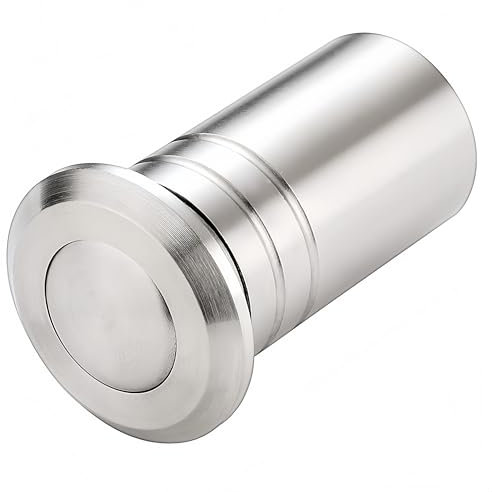 TOGU Door Latch Dust Protector,SUS304 Stainless Steel Dust-Proof Security Lock Inserts,Flush Bolt Dust Proof Door Strike for French Doors,Composite Doors,Wood Doors,Brushed Stainless Steel Finish