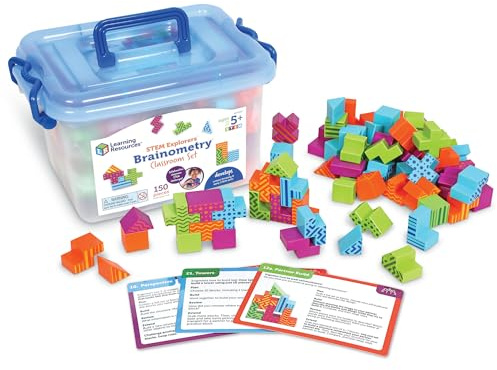 Learning Resources STEM Explorers Brainometry Classroom Set, STEM Toys for Kids, Brain Teaser Toys and Games, Ages 5 6+