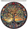 Catcher de Sol, Colgante de vidrieras, Cazador de Sol acrílico Colorido de 6x6 Pulgadas acrílico, vidrieras Decorativas fáciles de Colgar para Amigos, Familiares y Mujeres,