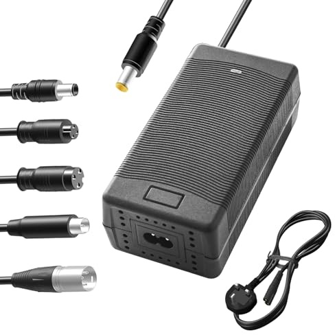 YASCO Lithium Battery Charger for E-Scooter E-bike Battery Charger (58.8V 2A+6 Connectors)