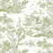 Yomshi Self Adhesive Wallpaper 44cm×10m Tree and Animal Wallpaper Peel and Stick Green Sticky Back Plastic Vintage Peacock Pattern Waterproof Vinyl for Living Room Wall