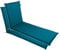 LILENO HOME Sonnenliege Auflage als [2er Set - Rollliege] in Petrol - Gartenliegen Auflage perfekt für Strandliege - Polster Auflage für Gartenliege (188x60x5cm) MIA