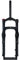 AADDFDD Mountain Bike con Pneumatici Fat 4.0, Forcella Ammortizzata, 20-26 Pollici, Bici elettrica da Neve e Spiaggia, Forcella ad Aria, Freno a Disco Dritto da 1-1/8, Forcella Anteriore,