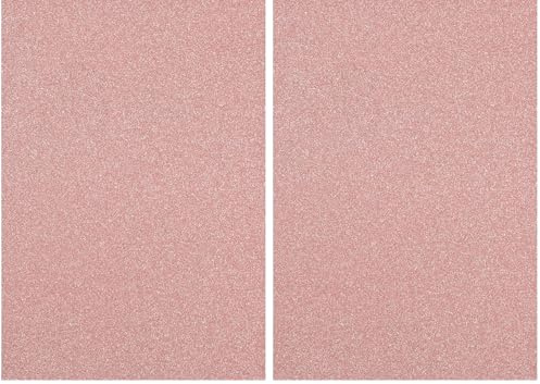 Florence Glitzerpapier zum Basteln - Rose - Papierbasteln 5 Stück - A4 Bastelpapier mit Glitzer für Scrapbooking, Stanzen und Kartengestaltung - 250 gsm (Packung mit 2)