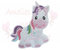 amelieswelt Einhorn Regenbogen Einhorn Regenbogeneinhorn Applikation Aufbügler Bügelbild emblem patch sticker aufnäher