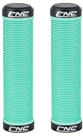 EASTERN POWER Puños para Bicicleta de Montaña, BMX, MTB y Plegable - Antideslizantes de Caucho con Doble Bloqueo - Azul