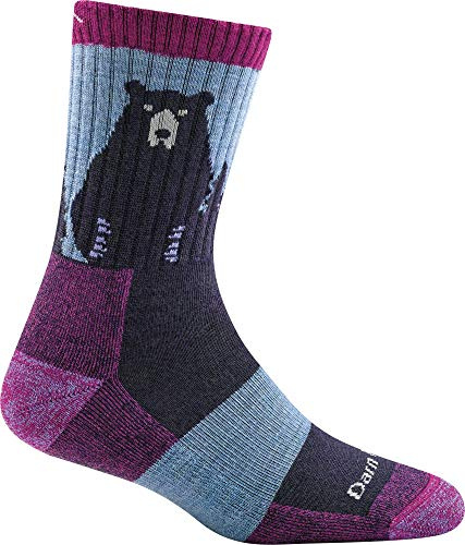 Darn Tough Vermont Women's Bear Town Micro Crew Lightweight With Cushion Socks (pack of 1)