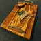 What The Art!® Olive Wood «Plancha» XL | Plateau en Bois d'olivier avec Bol + Cadeau | env. 36 x 23 x 2 cm