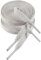 VSUDO 120 cm Cordones de Zapatillas Gris Blanco Plano, 8mm Ancho Cordones de Zapatos Deporte, White Grey Sneaker Shoelaces, Cordone Deportivos para Mujer o Hombre (1 Par-Gris Blanco-120cm)