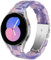 DEALELE Bracelet compatible avec Samsung Galaxy Watch 5,5 Pro,Galaxy Watch 4,4 Classic,Galaxy Active 2 Bracelet de rechange en résine colorée de 20 mm pour femmes et hommes (rose violet 20 mm), 20mm
