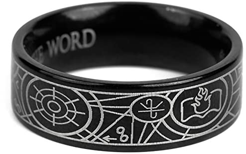 Starforged Runenring des Wortes Träger Großer Kreuzzug Gedenkring von Warhammer 40K-12#