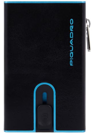 PIQUADRO PORTA CARTE DI CREDITO,PORTAFOGLIO, METALLO_PELLE