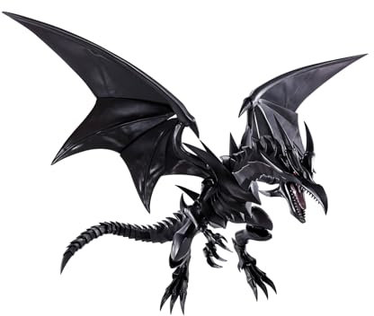 Bandai TAMASHII NATIONS - Yu-Gi-Oh! Duel Monsters - Drago dagli occhi rossi-neri, Spirits S.H.MonsterArts Action Figure