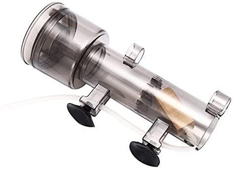 Skimmer - Écumoire de protéines d'aquarium marin à suspendre à la pompe à eau salée - Filtre interne pour réservoir d'eau (grand)