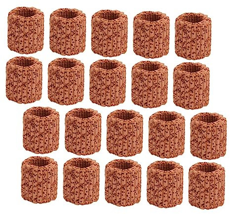 DOITOOL 25stücke Aquatischer Schwerkraftring Für Fischtank Wasserpflanzenfilter Pflanzensicherungsring Keramikmaterial Pflanzenpositionierungsring Für Aquarium Landschaft