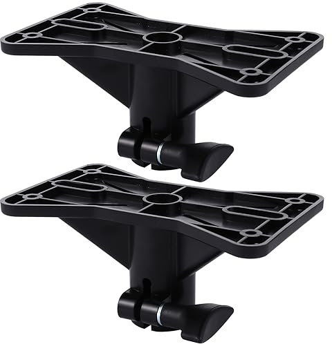 Uonlytech Soporte De Montaje para Altavoces De Estante Soporte Pesado para Sonido Escenarios y Estudio Diseño Duradero Capacidad De Carga De Negro