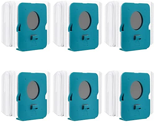6 Stück für Samsung Bespoke Jet VCA-ADB95 Staubsauger Staubbeutel, ABS+Non-Woven, für Samsung AMSUNG BESPOKE VS20A95923W Jet Cordless Pole Staubbeutel Staubsaugerbeutel Sammler Beutel Filtration