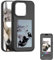 Yiokii end Screen Projection AI Phone Case Protective Cover for iphone 15 Ink NFC Max Pro Display T5Z0 For E Smart Screen Black