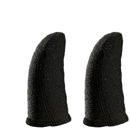 Yidueace Cubiertas de Pulgar para Juegos | 2 Fundas para Dedos para Juegos móviles con ventilación,Fundas para Dedos para Juegos de teléfonos móviles de 18 Pines, Protector de Pulgar para Jugadores
