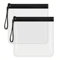 SSKHE 2pcs 20 x 20 cm Trousse de Toilette Voyage, Sacs Êtanches pour Liquides,Sac Transparent pour Liquides,Trousse Voyage Avion Cabine