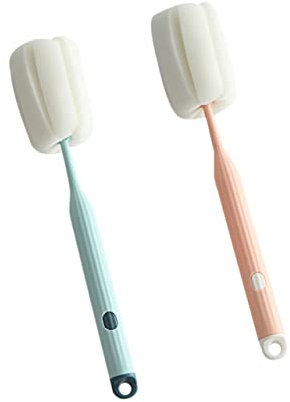 SHERCHPRY 2stücke Flaschenreinigungsbürste Mit Langem Griff Effektiver Reinigungshelfer Für Babyflaschen Wasserflaschen Und Thermobecher Praktisch Und Einfach Zu Lagern Für Täglichen