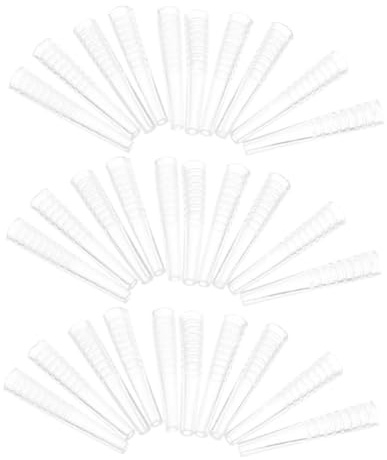 DECORNIJIA 60stücke Schutzkappen Für Wimpern-zangen Transparente Tweezerschutz-hüllen Für Wimpernverlängerung Und Grafting Tools Langlebige Und Hygienische Zubehörteile
