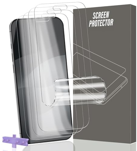 Gelaasso 4 Stück Schutzfolie für iPhone Air, Flexibilität TPU Folie [Nicht Panzer Schutz Glas], Vollständige Abdeckung Displayschutzfolie, Anti-Kratzer HD Klar Displayfolie