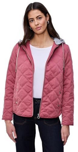 Street One Jacke mit abnehmbarer Kapuze desert berry 38