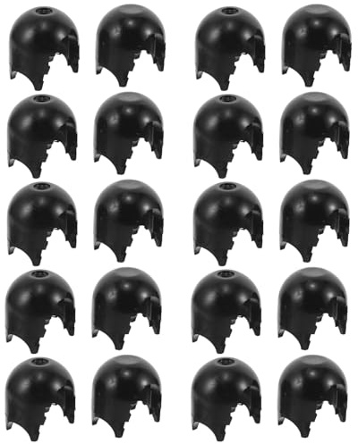 Abaodam 10 Stück Teiliges Kletterseil Verbinder Schwarz Wetterfeste Seilklemme für Spielplatz Klettergerüst Sichere Stabile Befestigung mit Schnellem Entriegelungsmechanismus
