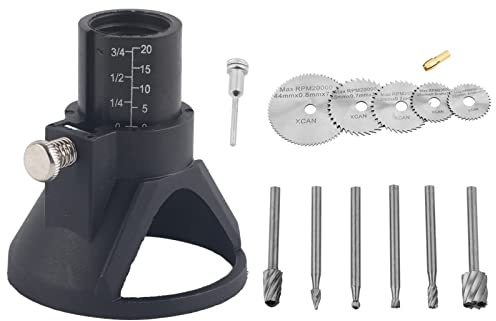 14-teiliges HSS-Fräser- und Sägeblatt-Set, Hochgeschwindigkeitsstahl-Drehwerkzeug-Kit für die Holzbearbeitung, 5 Größen Kreissägeblätter mit Zubehör zum Schnitzen und Schneiden
