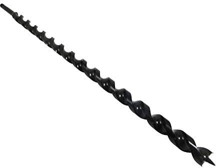 Wood Owl 07826 24 Long x 3/4 Ultra Smooth Double Cut Auger Hand Brace Boring Bit PTEE Coated