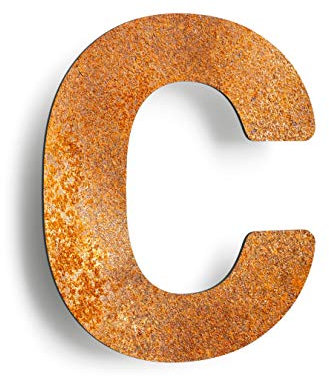 Numero civico vintage c - resistente alle intemperie - compreso il materiale di montaggio - N.13.R