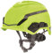 MSA V-Gard H1 Schutzhelm, leicht, komfortabel, verstellbar, hoher Schutz hi-viz gelb / grün material polyethylen mit hoher dichte