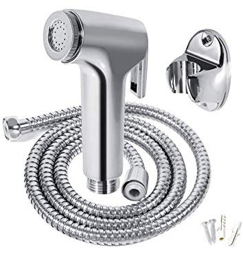 Regenduschset/Bidet-Spritzgerät.Mit Wandhalterung und 1,4m Schlauch/für Toilette,Sanitärzubehör für das Bad
