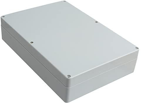 Electrical Junction Box,Toolzia Electrical Enclosure Project Box Pvc Plastic Adaptable Outdoor Electrical Junction Box Electrical Box - 259x180x59mm (Yellow)