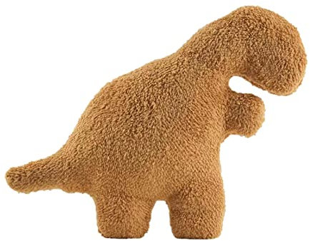 Sharplace Dino Chicken Nugget Kissen Dinosaurier Dekokissen Kuscheltier Plüschtier, 40 cm x 30 cm