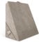 ELONEO Multifunktionales Keilkissen, Rückenkissen, Kniestütze, Beinstütze, Venenkissen für Couch und Sofa, Lesekissen, Größe W55 x H56 x L30. 5 cm, Beige