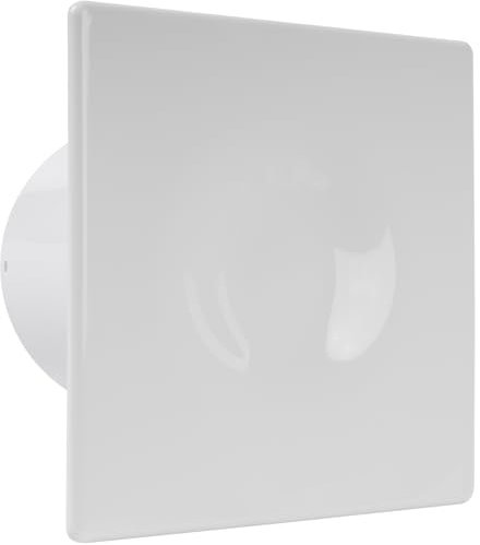 Vent Systems 100 mm elektrischer 2-stufiger Badventilator - Wand und Deckenmontage - geräuscharmer Lüfter - energieeffizienter Lüfter für Haus, Küche, Garage