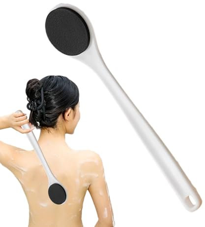 Rückenbürste Langer Griff für Dusche – Dusch-Rückenbürste | EVA-Badebürste | Komfortabler Griff Rückenmassage Scrubber | Körperpeeling-Bürste für Behinderte und Schwangere