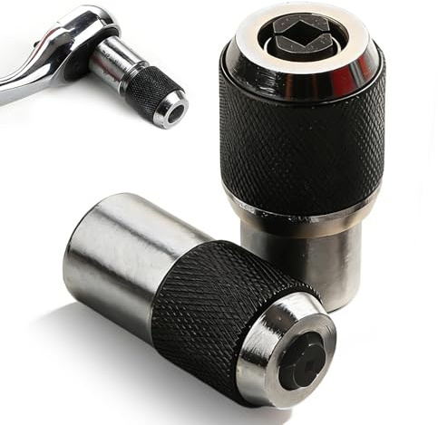 2 PCS Adjustable Tap Socket Set, Ratchet Tap Wrench 3/8 Drive Socket Extractor Tool for Thread Taps Reamers Screw Extractors