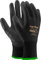24 Pairs PU Coated Black Nylon Work Gloves. Gardening, Builders, Mechanic (S (7))