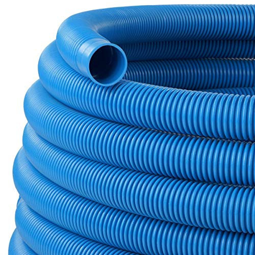Schwimmbadschlauch Poolschlauch Saugschlauch Solarschlauch Ø 38mm blau 49,5 m