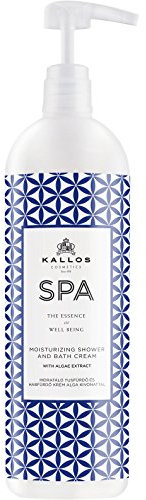 Kallos Spa Feuchtigkeitgebendes Duschbad und Schaumbad Creme mit Algenextrakten, 1000 ml